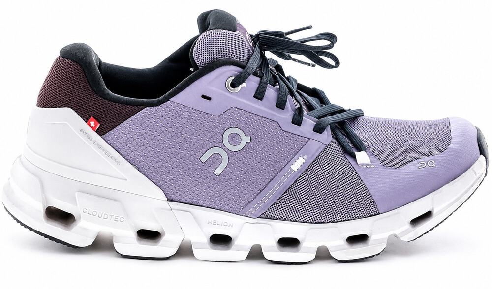 On Cloud Running Women’s 9.5 Cloudflyer Lavender Black Cloudtec Running Shoes